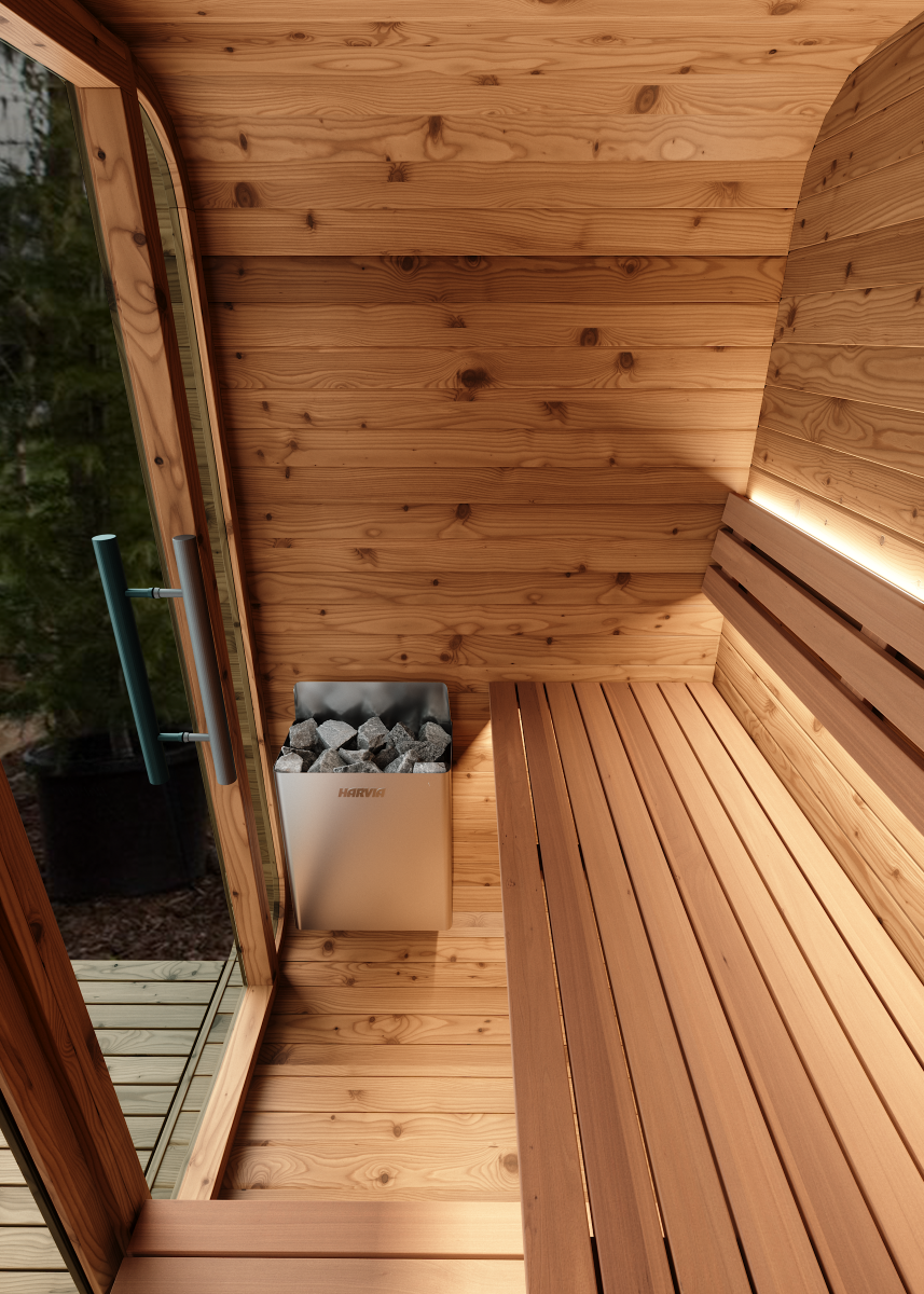 Auroom Sola Udendørs Sauna – Model 140 & 210