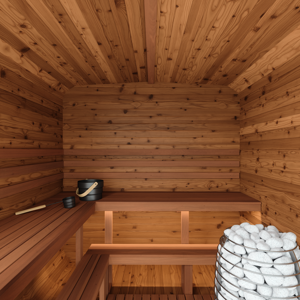 Auroom Sola Udendørs Sauna – Model 140 & 210